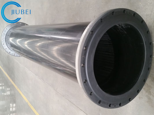 Smooth Flanged UHMWPE Pipe 2 - 12m For Various Applications