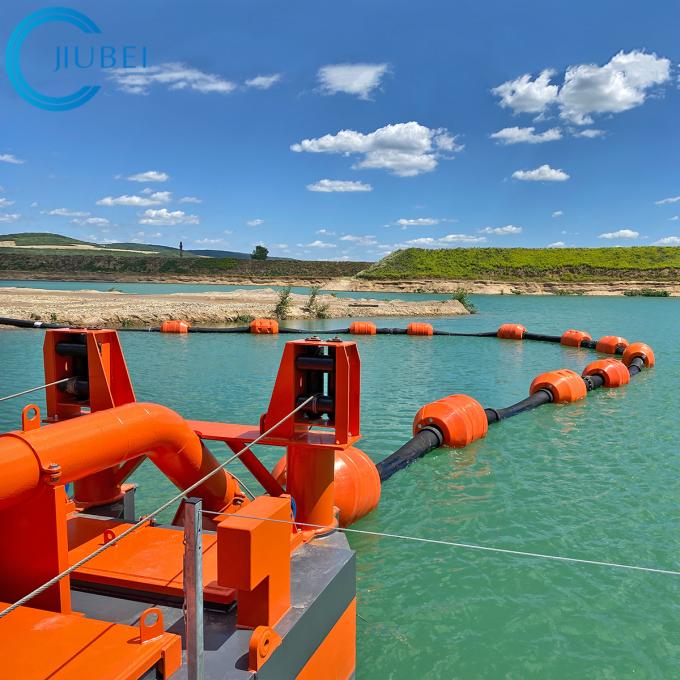 Water Poly Pipe Floats Buoyancy 150kg High For Floating Dredge Pipes