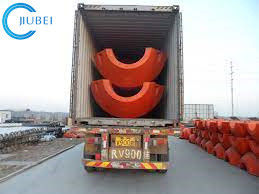 HDPE Dredging Pipe Floats Hose Floatation Foamed Flexible Plastic Sand 23 Inch