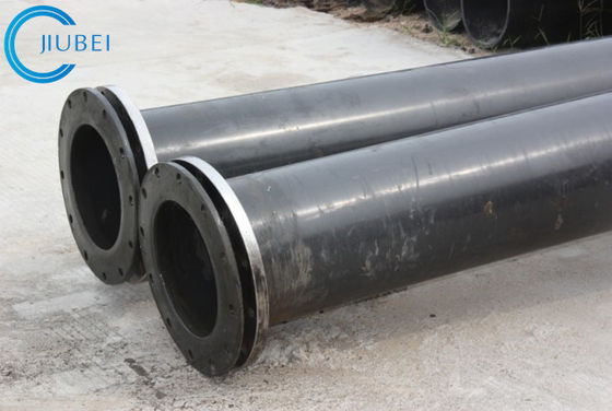 Mud Sand Dredging HDPE Pipe Floater Floating Sea Flange Connections 12inch SDR21