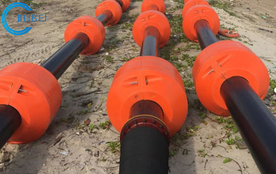 Mud Sand Dredging HDPE Pipe Floater Floating Sea Flange Connections 12inch SDR21