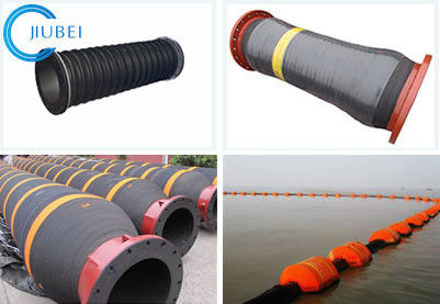 Flexible Dredging Hose Dredger Discharge Sand Mud Hydraulic Rubber Hose 10inch 11.8M