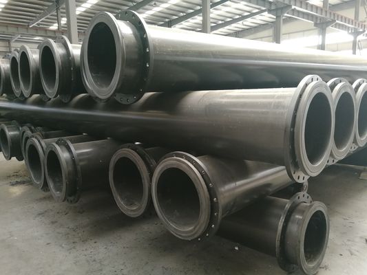 Sand Pump Dredger Suction Pipeline Dredging Black Uhmwpe Tubing Diameter Large
