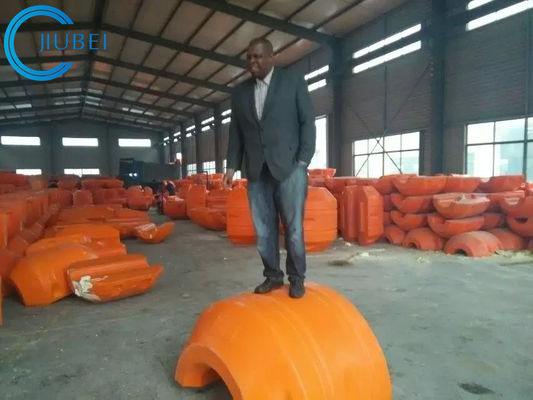 Orange Hose Poly Pipe Floats Dredging Floaters Floating And Dredging Equipment 500mm