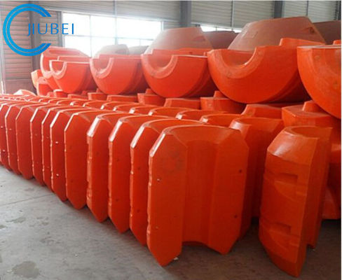 Cylindrical 150KG Durable Dredging Pipe Float With UV Resistance