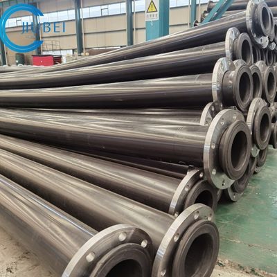 3 - 50mm Thickness Sandblast UHMWPE Pipe 0.25 - 2.5MPa Pressure