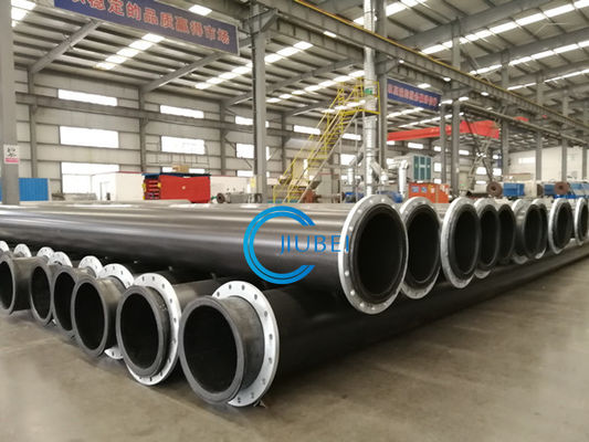 2 - 12m Unit Length Sandblast UHMWPE Pipe 0.25 - 2.5MPa Easy Installation