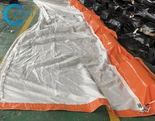 UV Resistant PVC Silt Screen With Tensile Strength Of 60 - 130KN/M