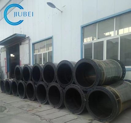 High Tensile Synthetic Yarn Reinforced Rubber Discharge Hose For Sand / Slurry / Mine Tailings