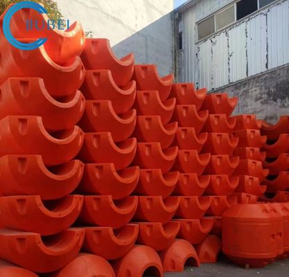 Customizable Orange Pipe Floats Buoys Impact Resistant Harsh Marine Environments