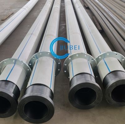 5.8/11.8m Per Length Dredging HDPE Pipe Customized Diameter Excellent Impact Resistance