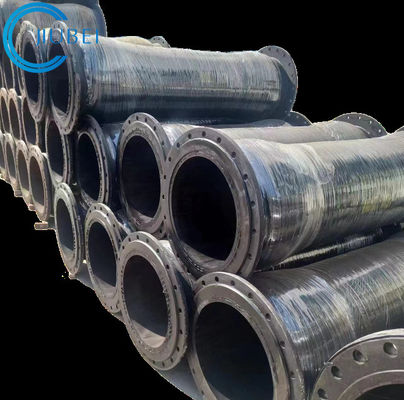 3000 PSI Armoured Rubber Discharge Hose Materials Burst Pressure Of 12000 PSI