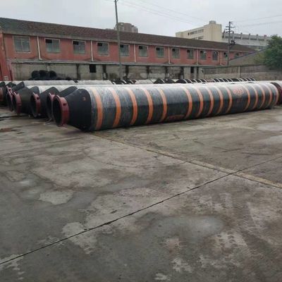 Self Floating Dredge Hose Abrasion Resistant Rubber With Flanges