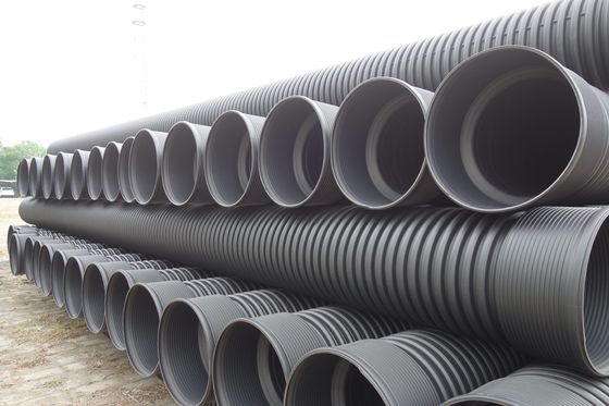 DN200-800mm Dredging HDPE Pipe Double Wall Corrugated Bellows For Water Drainage