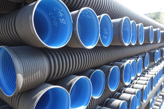DN200-800mm Dredging HDPE Pipe Double Wall Corrugated Bellows For Water Drainage
