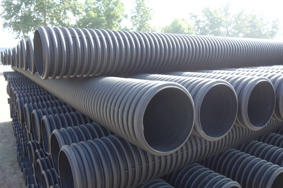 DN200-800mm Dredging HDPE Pipe Double Wall Corrugated Bellows For Water Drainage