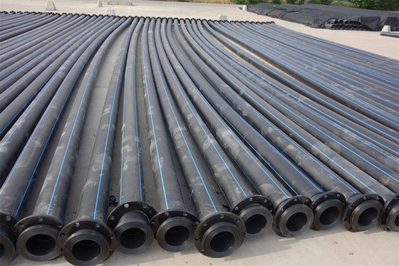 Immune To Rust And Chemical Corrosion Dredging HDPE Pipe 5.8/11.8m Length Lightweight For Easy Transport