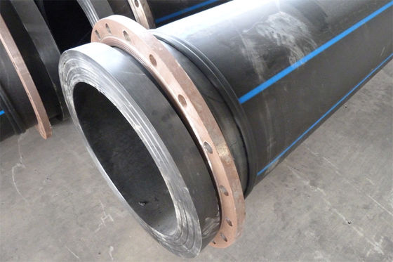 5.8/11.8m Length Dredging HDPE Pipe Excellent Flexibility Easy Installation Temperature Range -60-80 degrees