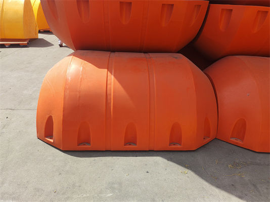 High Buoyancy Plastic Pipe Floatation Device For Dredging Operations In River Harbor Maintenance