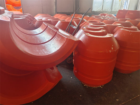 Agricultural HDPE Pipe Floater with Hot Galvanised Connection