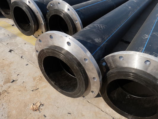 Customizable UHMWPE Dredging Pipe Pressure Rating Up To 150 Psi With Bolts Accessories