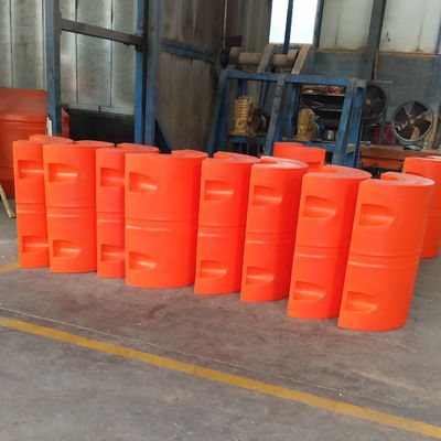 Rotational Moulded HDPE Pipe Floater Impact Resistant Easy Installation UV Resistance - Long Life Usage