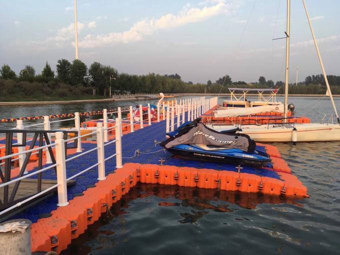 Rectangular Pontoon Stable Low Maintenance Black Rectangular Plastic Pontoon